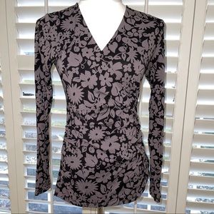BODEN faux wrap top sz 8